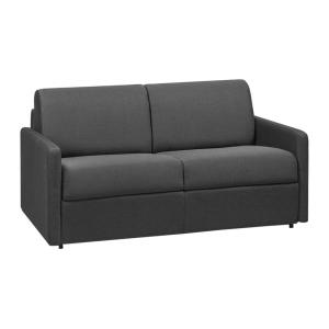 Sofá cama poliéster 2 plazas gris 150x223cm