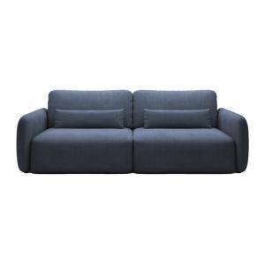 Sofá cama poliéster 3 plazas azul oscuro 238x103cm