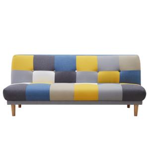 Sofá cama poliéster 3 plazas multicolor 178x98cm