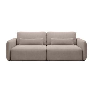 Sofá cama poliéster 3 plazas topo 238x103cm