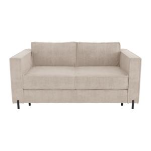 Sofá cama poliéster 4 plazas beige 218x223cm