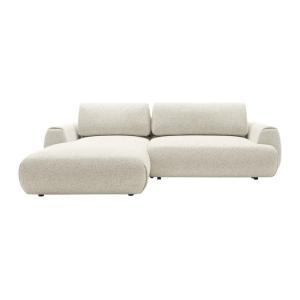 Sofá cama poliéster 4 plazas beige 270x167cm