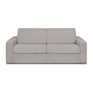 Sofá cama poliéster 4 plazas gris claro 214x223cm