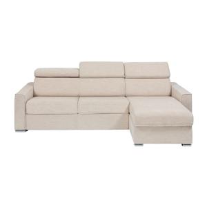 Sofá cama poliéster 5 plazas beige 302x223cm