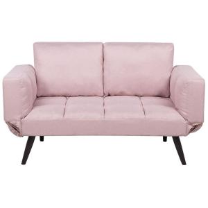 Sofá cama rosa