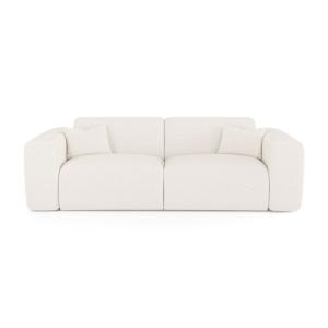 Sofá cama sistema express 140 cm bouclé crema