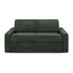Sofá cama terciopelo 3 plazas verde 194x223cm