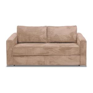 Sofá cama terciopelo 4 plazas topo 215x223cm