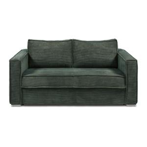 Sofá cama terciopelo 4 plazas verde pino 215x223cm