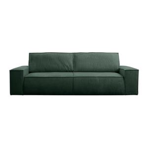 Sofá cama terciopelo 4 plazas verde pino 257x102cm
