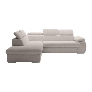 Sofá cama terciopelo 5 plazas beige 271x221cm