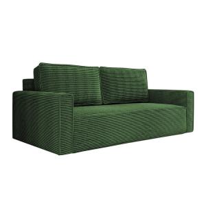 Sofá-cama verde 92x90x216cm