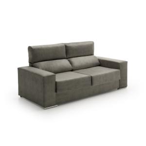 Sofá chaise longue reclinable derecha gris oscuro 260x140x8…