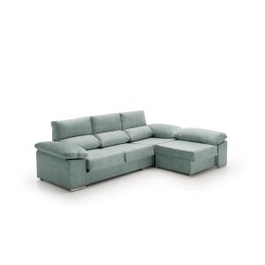 Sofá chaise longue reversible alta gama agua marina 260x150…