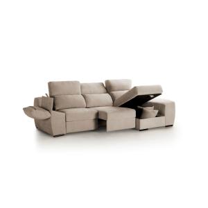 Sofá Chaiselongue Murano Beige Derecha