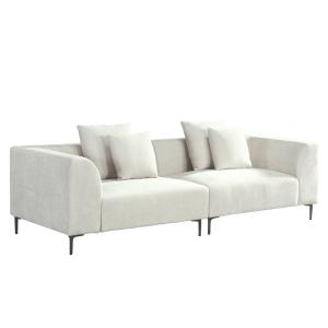 Sofá cloe beige 252x99x72