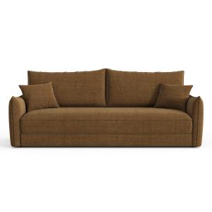 Sofá convertible 3 plazas tejido trenzado avellana