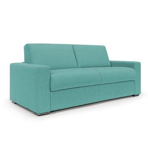 Sofá convertible con colchón h20 cm 220 cm verde aguamarina…