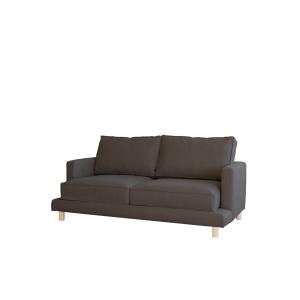Sofá de 3 plazas color gris oscuro de 215x110cm