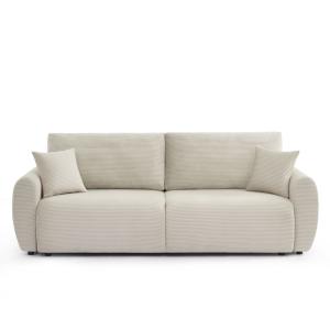 Sofá de 3 plazas de pana beige