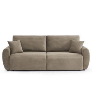 Sofá de 3 plazas de pana topo