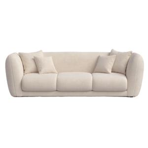 Sofá de diseño, 3 plazas,  beige