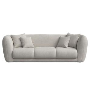 Sofá de diseño, 3 plazas, gris