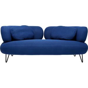 Sofa de dos plazas Azul 182cm