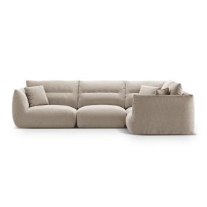 Sofá esquinero derecho modular 5 plazas tejido estructural…