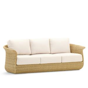 Sofa jardin 3 plazas ratan sintetico