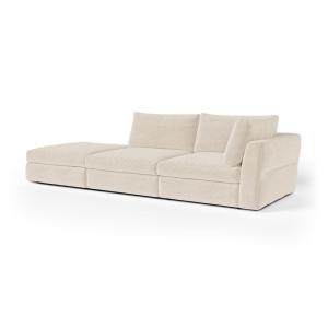 Sofá modular 4-5 plazas derecho tejido tramado tacto suave…