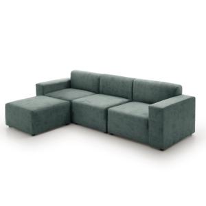 Sofá modular alta gama y diseño agua marina 285x105x95