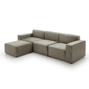 Sofá modular alta gama y diseño gris oscuro 285x105x95