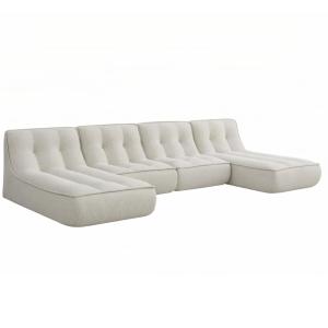 Sofá modular con 2 chaise longues de tela 320 cm 4 plazas c…