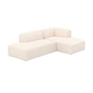 Sofá modular de terciopelo acanalado de 4 plazas en esquina…