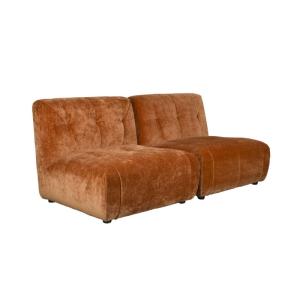 Sofa modular de terciopelo l184