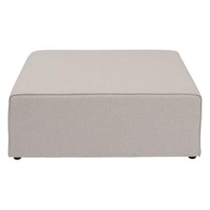 Sofá puf crema 80X100c