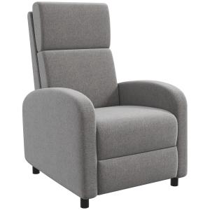 Sofá reclinable 64x86x102 cm gris
