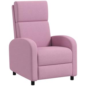 Sofá reclinable 64x86x102 cm rosa