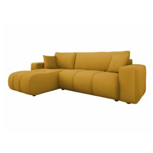Sofá rinconero amarillo 145x82x244cm