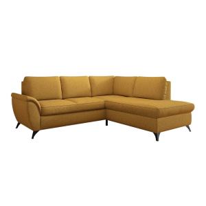 Sofá rinconero amarillo 202x88x244cm