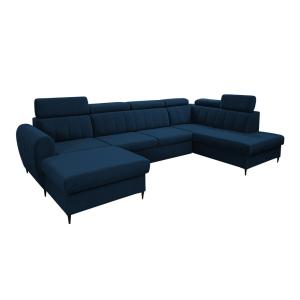 Sofá rinconero azul 200x90x355cm