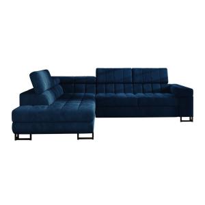 Sofá rinconero azul 203x71x271cm
