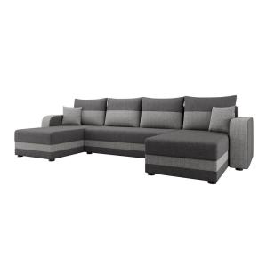 Sofá rinconero gris 139x80x313cm