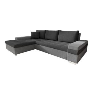 Sofá rinconero gris 182x83x274cm