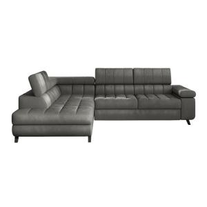 Sofá rinconero gris 203x73x264cm
