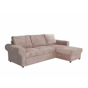 Sofá rinconero rosa 155x90x246cm