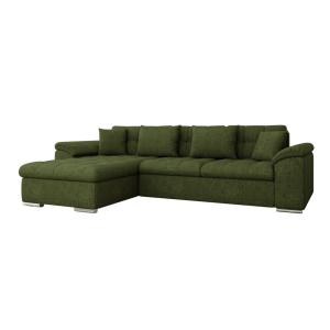 Sofá rinconero verde 160x76x280cm