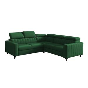 Sofá rinconero verde 247x80x247cm