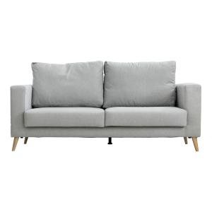 Sofá tapizado gris 97 cm x 204 cm